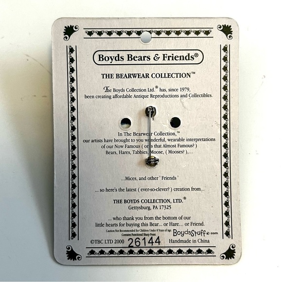 Boyd’s Bear Pin Bundle Lot of 5 Brooches Bearwear - Picture 10 of 11